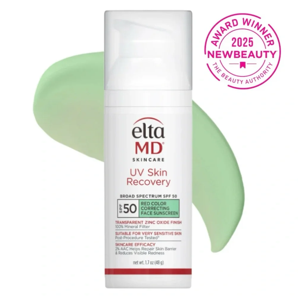EltaMD UV Skin Recovery Red Color Correcting Green Tint Broad Spectrum SPF 50